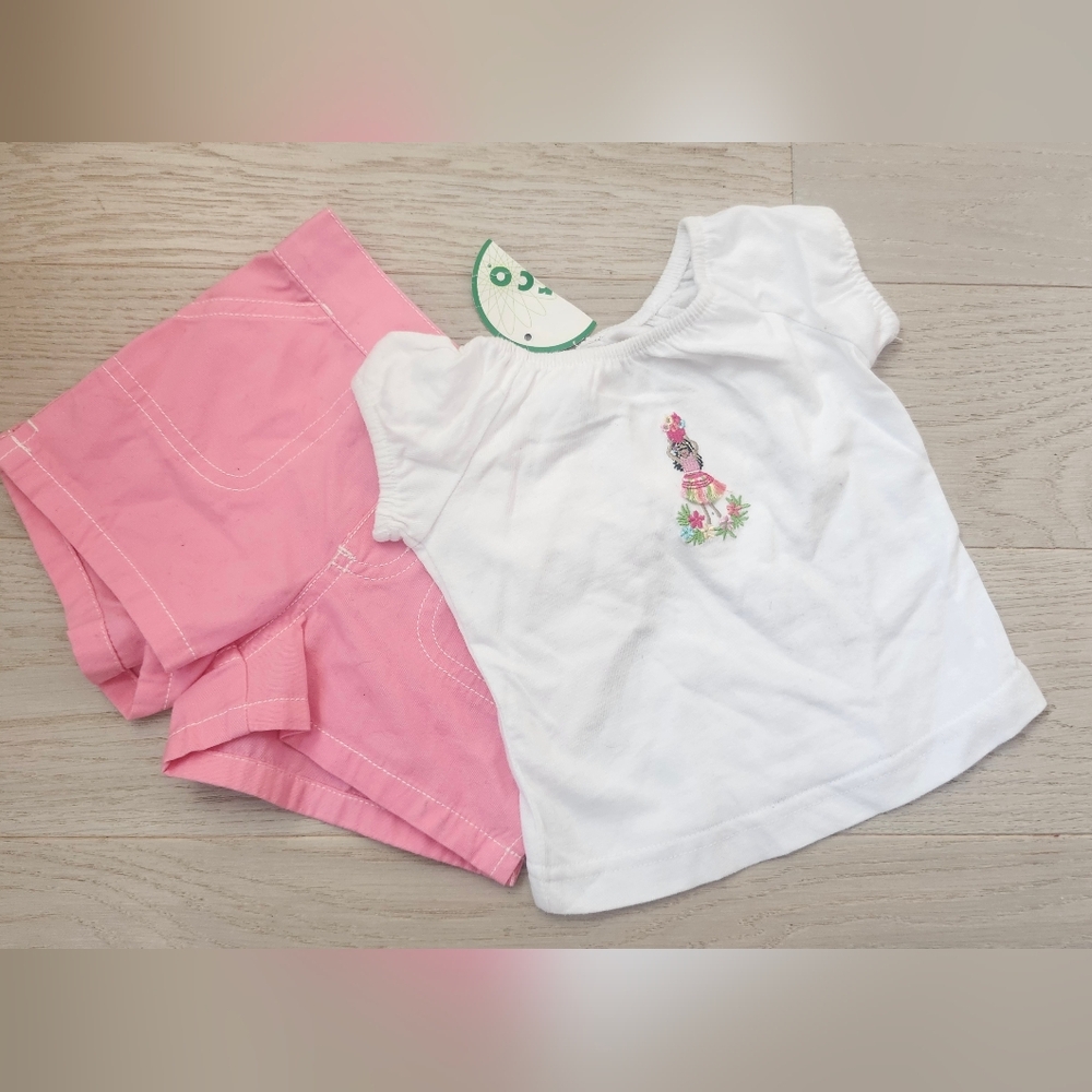 Circo Matching Baby Girl Shorts And Top Set 9 Months
